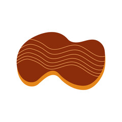 Brown Aesthetic Shape Element