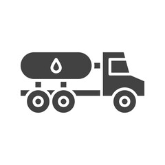 Tank Truck icon vector image. Suitable for mobile apps, web apps and print media.