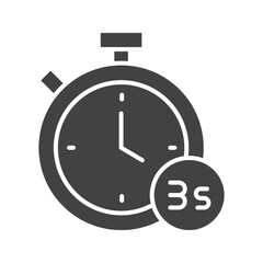 Timer icon vector image. Suitable for mobile apps, web apps and print media.