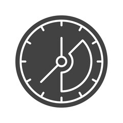 Time icon vector image. Suitable for mobile apps, web apps and print media.