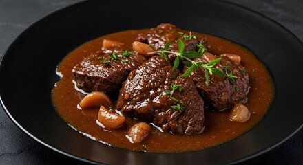 Beef Stew with Onions and Thyme