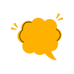 Sticker Balloon Text Element