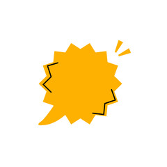 Sticker Balloon Text Element