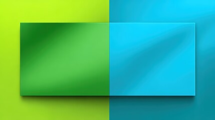 Naklejka premium A dual-tone gradient transitioning from cash green to digital blue, color psychology