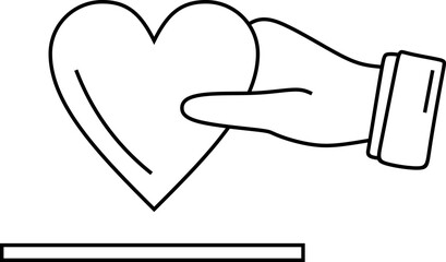 Outline Charity Icon