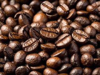 Organic Roasted Coffee Beans: Dark and Aromatic for Gourmet Espresso Brewing