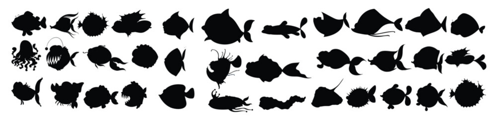 Set of Fish vector