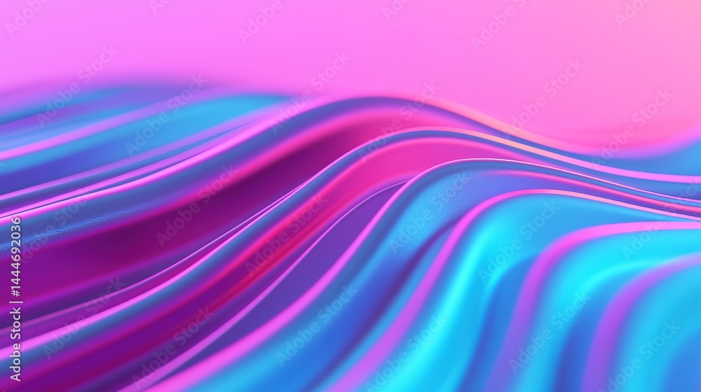 Aufkleber abstract ai business growth concept with fluid data in gigapixel standard scale digital environment
