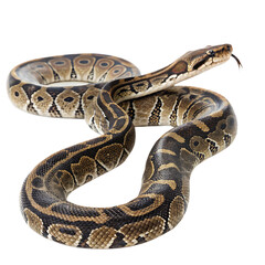 Fototapeta premium A python isolated on a transparent background