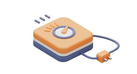 Isolated Cartoon-Styled Wireless Power Bank