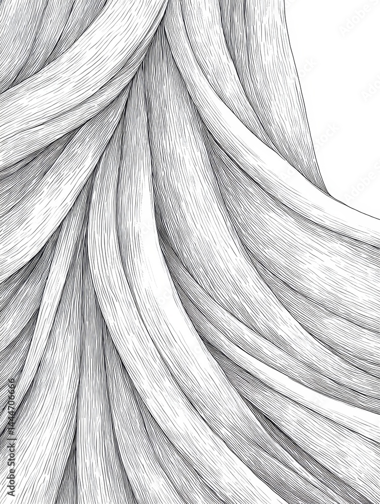 Poster abstract engraving sketch background - elegant, flowing lines create a luxurious, abstract texture. 