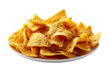 Vibrant tortilla chips in the kitchen