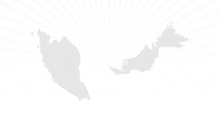 malaysia wahite map background