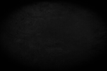 Close up retro plain dark black cement concrete wall background texture for show or advertise or...