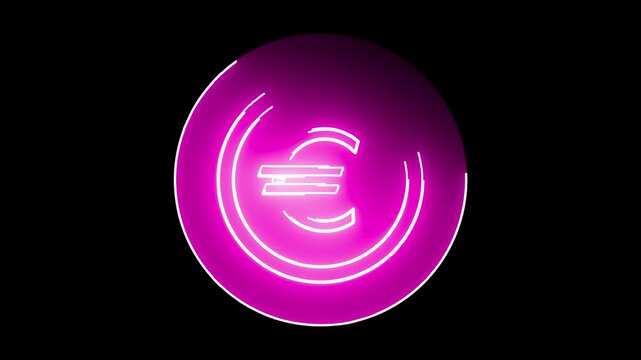  Collection of icons for e commerce neon