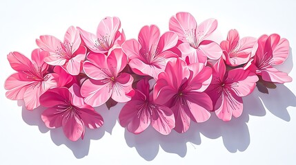 Fototapeta premium Pink Blossom Bouquet: A Vibrant Springtime Floral Display
