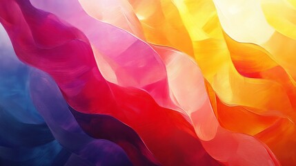 Vibrant Colorful Abstract Background with Dynamic Swirls and Shapes Evoking Energy and Creativity