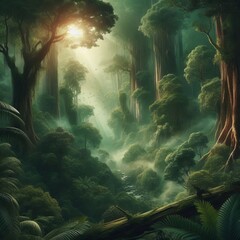 Fototapeta premium Indian Rosewood Earthy green shades with