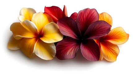 Obraz premium Vibrant Plumeria Blooms: A Tropical Delight