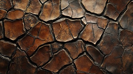 Close Up of Textured Wall Featuring Rich Brown Background Evoking Warmth and Earthy Natural Vibes