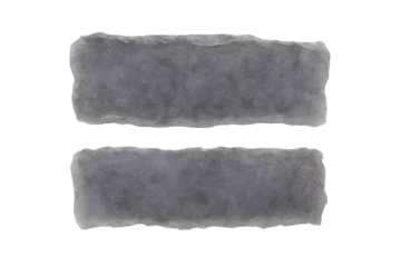 Textured Grey Stone Blocks: Two weathered, textured stone blocks artfully arranged against a plain background, exuding a sense of timelessness and simplicity.