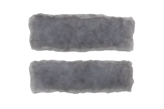 Textured Grey Stone Blocks: Two weathered, textured stone blocks artfully arranged against a plain background, exuding a sense of timelessness and simplicity.