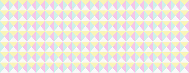 Pastel diamond pattern background.  Ideal for website design, social media, or print projects needing a soft, geometric texture.  Subtle color palette evokes feelings of calm and sweetness.