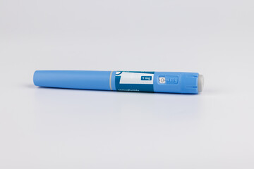 Glucose control Semaglutide pens for medical and stock image use