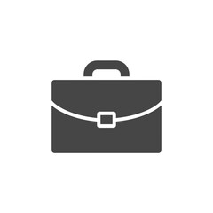 Briefcase Icon: A simple, yet professional icon depicting a classic briefcase, symbolizing business, work, and professionalism.