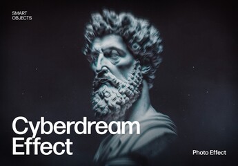 Cyberdream Hologram Photo Effect Layout