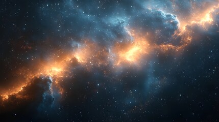 High definition star field, colorful night sky space , Nebula and galaxies in space , Astronomy concept background , beautiful space in colorful color 

