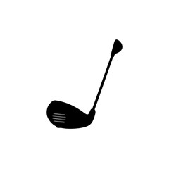 Golf club driver silhouette