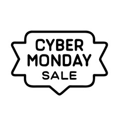Cyber Monday Sale Announcement Graphic  