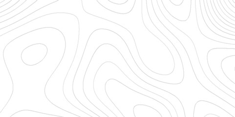 The black lines on white contours topography stylized abstract geographical map background, Contour maps,  Topo contour map of geology,  The concept of a conditional geography scheme with lines.