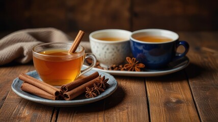a cup of tea with added spices