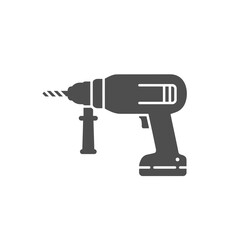 Power Drill: A grayscale illustration showcasing a cordless power drill, a staple in construction, repairs, and DIY projects.