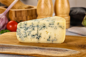 Dor blue cheese with mold