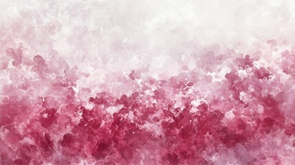 Fototapeta premium Abstract watercolor design featuring a vibrant pink and white gradient.
