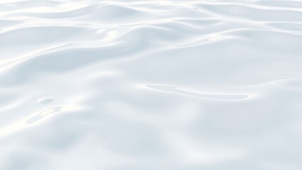 とろりとした白い液体の穏やかな波