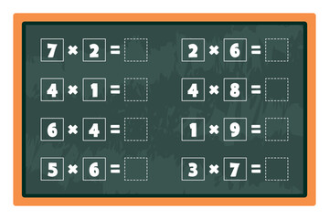 Mathematics Worksheet For Four Operations