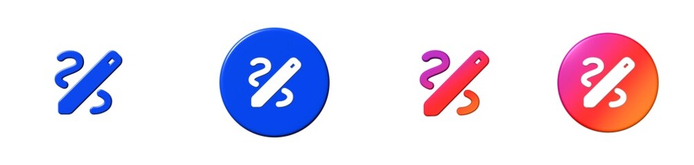 draw text formatting 3D icon