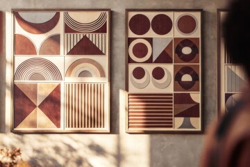 the window with a wooden door