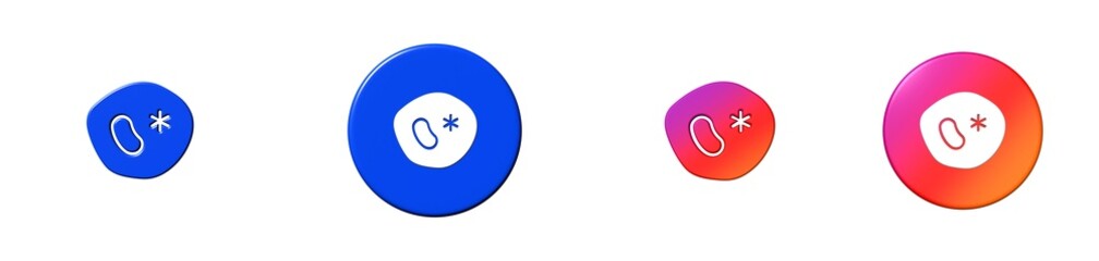 immunology social 3D icon