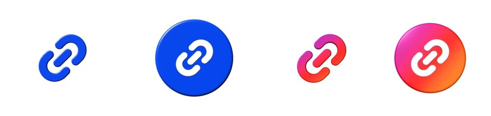 link interface essential 3D icon