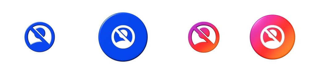 no accounts common actions 3D icon