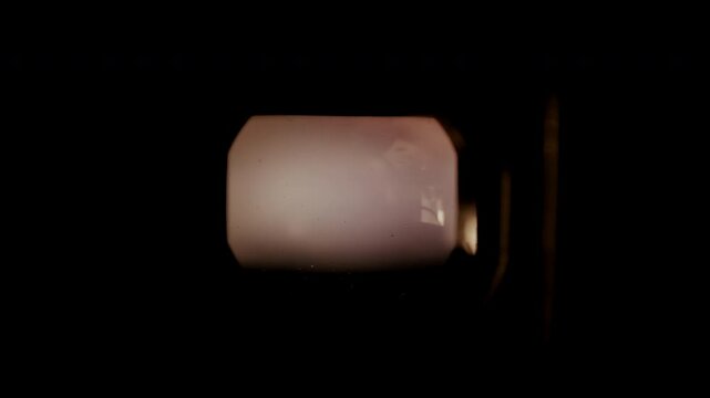 Camera view finder close up stock footage