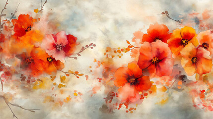 autumn leaves in the water