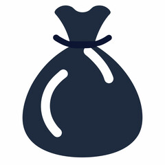 Money Bag icon on white background