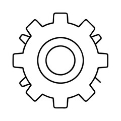 gear icon, gear vector illustration-simple illustration of gear, perfect for gear logos and icons