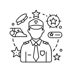 general icon icon, general icon vector illustration